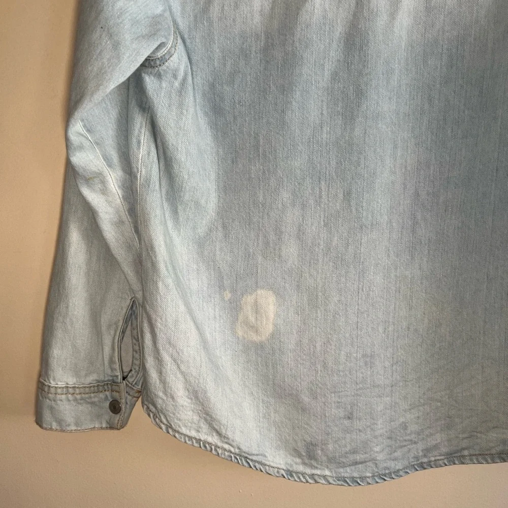 Zara Denim Hoodie Jacket